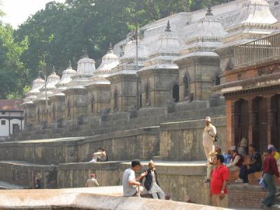 Otherside of Bank of Pashupatinath Temple
