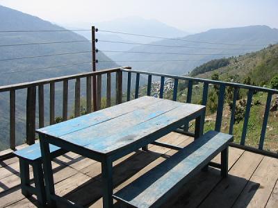 Blue Table Near Banthanti