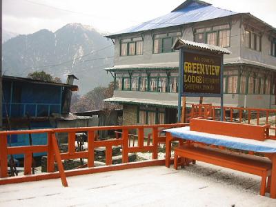 A Hailed Down Ghorepani