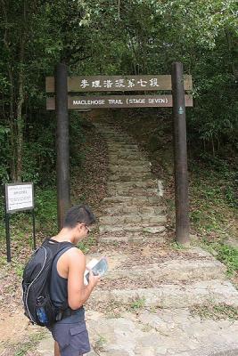 Tony at the start of MacLehose Trail Stage Seven (Restart)
