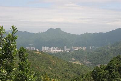 Sha Tin and Lion Rock from Shing Mun Country Park