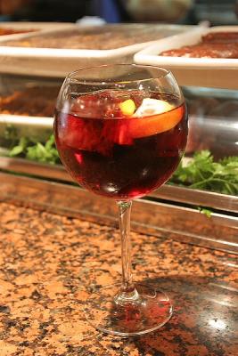 Glass of sangria