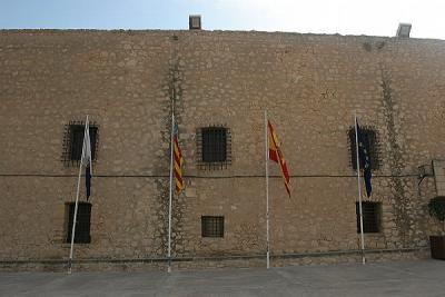 Main building at Castillo Santa Barbara