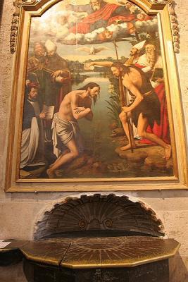Painting inside the Catedral de Valencia