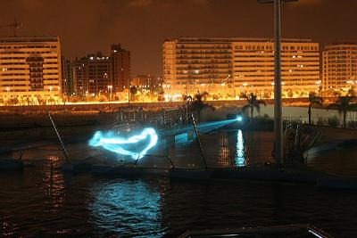 Laser Dolphin at the Dolphinarium