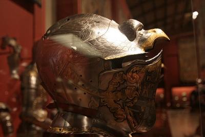 Knight's Helmet in the Royal Armoury