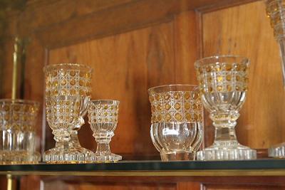 Crystal Glasses in Sala de Vijillas v Cristalerias (Crockery and Crystal Room)