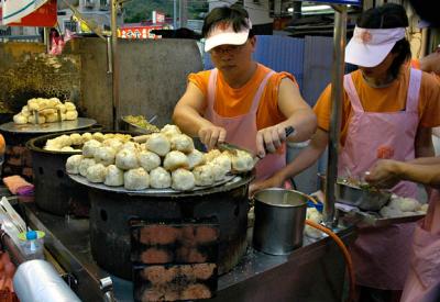 steamed-fried dumplings