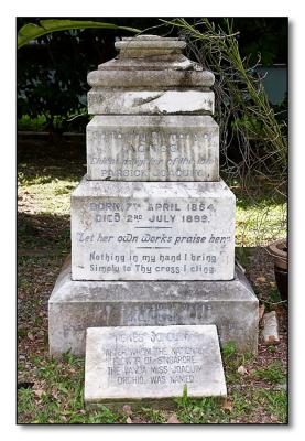 Gravestone of Agnes Joaquim