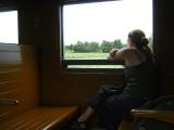 Serena on train