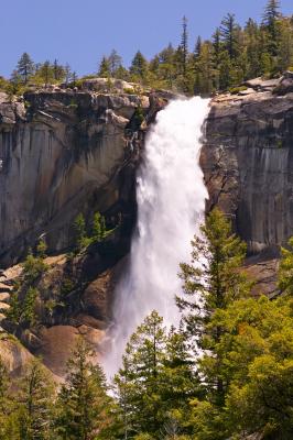 Nevada falls from Muir trail, 5/05