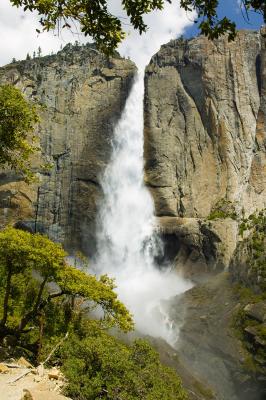 Upper Yosemite falls from Yosemite hike, 5/05