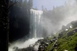 Vernal falls from mist (downpour) trail.   5/05