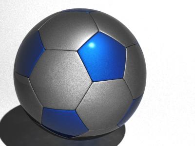 SilverBlue Soccerball