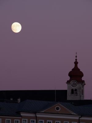 Moon over Salzburg