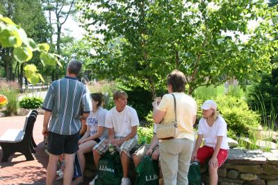 Resting after conquering LL Bean