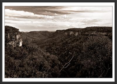 The Southern Tablelands NSW in BW