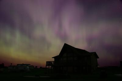 Northern Lights at the Cabin