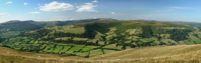 Panoramic taken from the north side of Sugarloaf