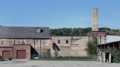 Old brickworks now a nature preserve in Toronto, Canada