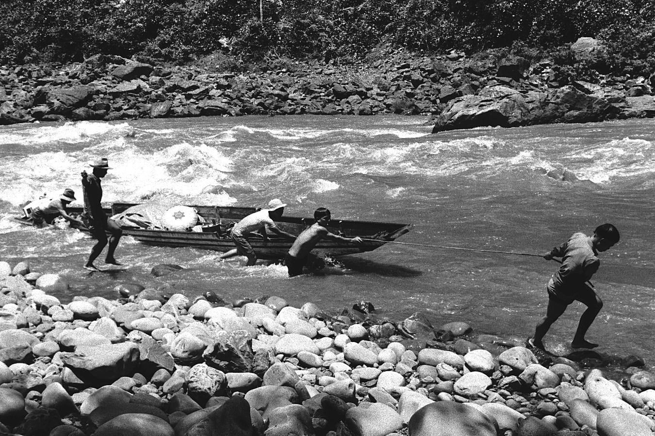 1964 Sarawak - Rapids in Sungei Akah