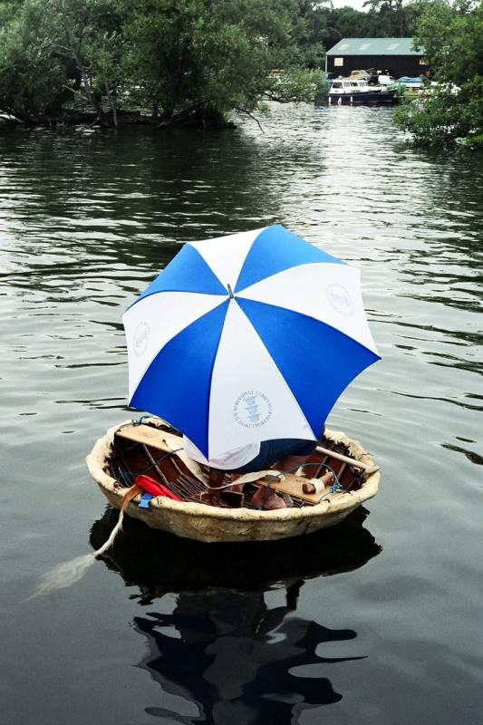 2003 Brolly in a coracle