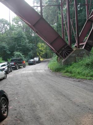 Indian Brook Road under the Route 9D Viaduct