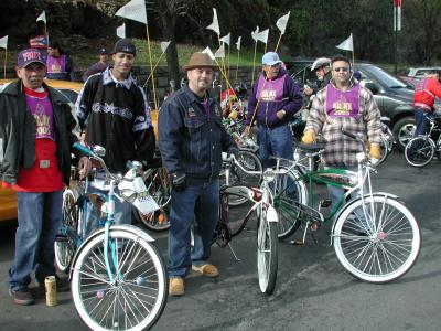 NYC Schwinn Bicycle Club Contingent on 161st Street