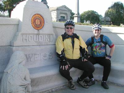 The 5BBC Cemetery Ride Visits The Great Houdini