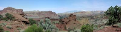 Panorama scenes in southern Utah parks