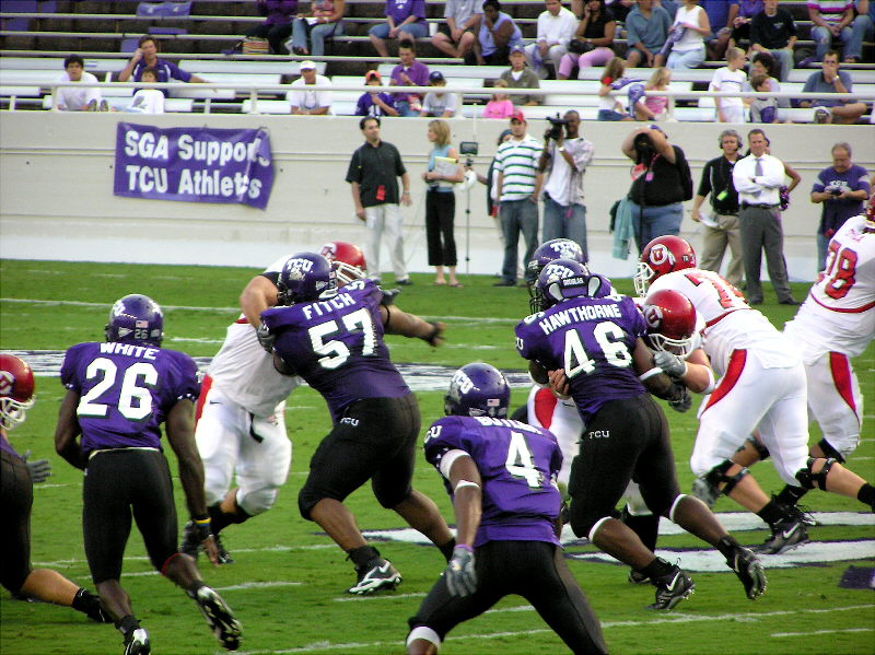 TCU Defense Stops Run