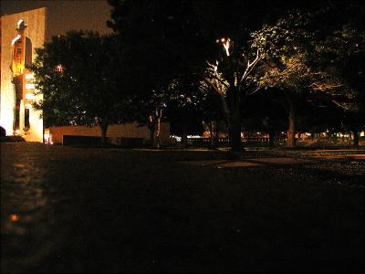 Burnett Plaza Park at Midnight
