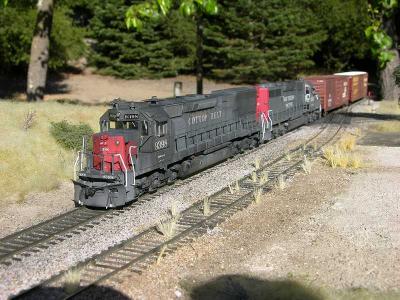 SSW SD45T-2 on the roll at Sheridan