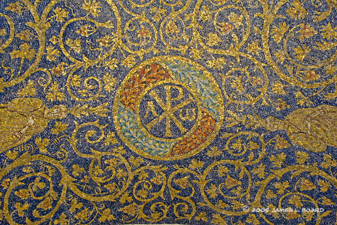 Galla Placidia Mausoleum, ceiling (detail 1)