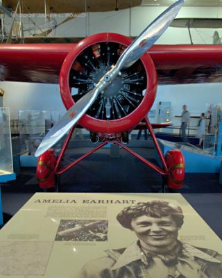 Amelia Earhart's red Lockheed Vega