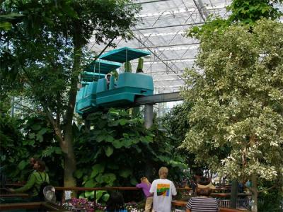 Monorail in Monarch Garden