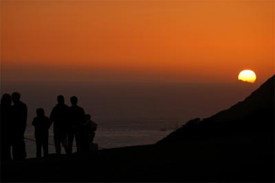 Family in Silhouette