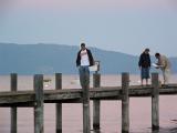 My Three Guys at the Pier