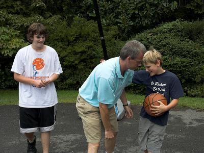 Good story dad, but you still cant have the ball!