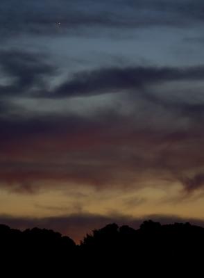 Venus at sunset (PA)