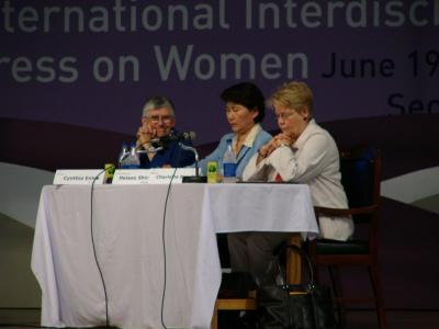 Cynthia Enloe, Heisoo Shin, Charlotte Bunch
