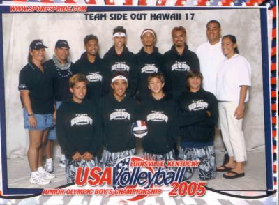 Team Sideout Hawaii 2005 Volleyball