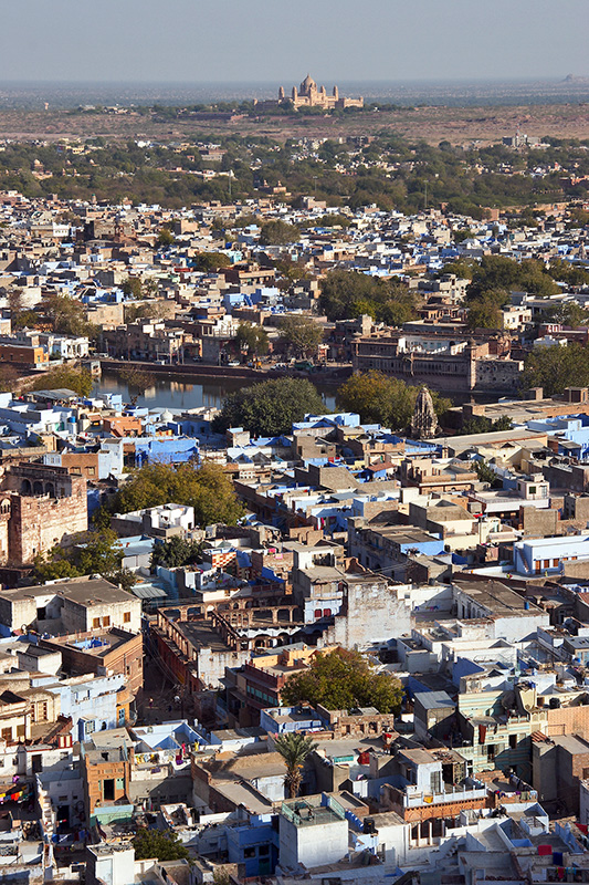 Umaid Bhawan Palace in the Distance