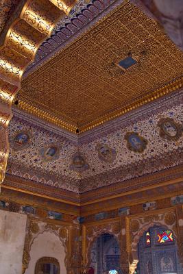 Gold Leaf Ceiling