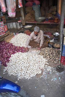 Onions, Garlic & Potatoes, Jodhpur Bazaar