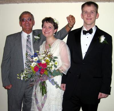 Ted (Emilys Papaw), Emily, and Chuck