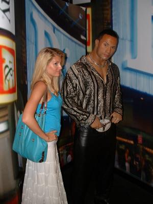 Lindsey With The Rock