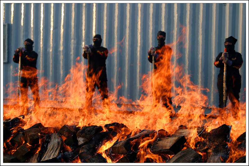 * A Blaze of Fire Builders *