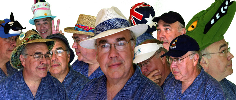 Haberdasher of Hats<BR>Siesta of Sombreros<BR>Charade of Chapeaux<BR>Fantasy of Fedoras<BR>Plethora of Pops