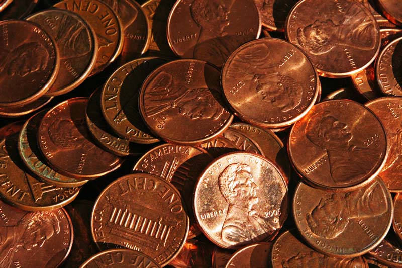 A Puddle of Pennies